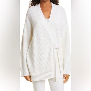 Rails White Wrap Cardigan